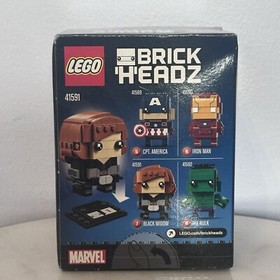 Lego Brickheadz Marvel Black Widow 7 New 41591 143 Pieces Sealed