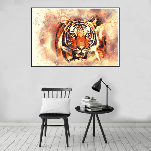 Owl Lion Dog Tiger Cat Bear Painting Canvas Poster Animal Picture Home Art Decor