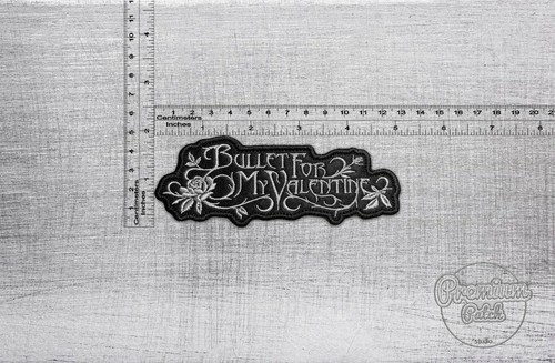 5,12/" x 1,97/" Bullet For My Valentine band patch 13cm x 5cm