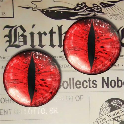Details about  / Red Glass Eyes Halloween Taxidermy Doll Eyeballs 30mm