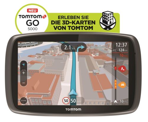 FREE Lifetime Maps 3d IQ tap&go GPS WOW TomTom Go 5000 M Europe XXL HD-Traffic 