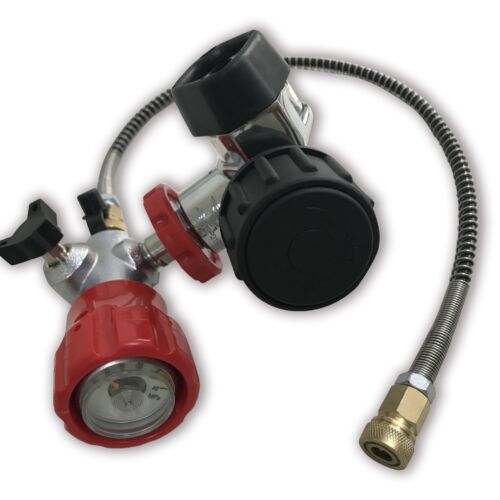 Compressed Air 4500Psi Tank Valve /& Fill Station /& Hose for PCP Rifle
