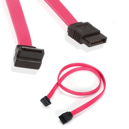18-inch SATA III 6.0 Gbps 7pin Female to Down Angle  Data Cable Hot Pink lot