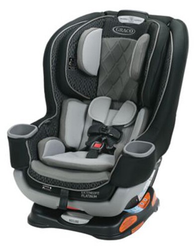 Graco Baby Extend2Fit Platinum Convertible Car Seat Child Safety Hurley NEW
