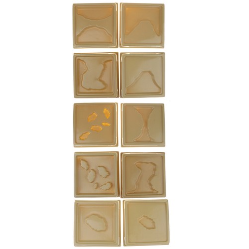 Montessori Material Toy 10pcs Geography Terrains Model Kids Cognitive Tool