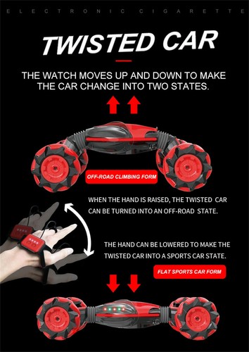 Stunt RC Car Gesture Sensing Remote Contro Twisting VehicleDrift Car Driving Toy
