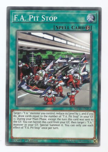 F.A Pit Stop MP18-EN162 Common Yu-Gi-Oh Card English 1st Edition New