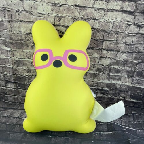 2 Scoops Scented Bunny Yellow with Pink Glasses Squishy Pillow 