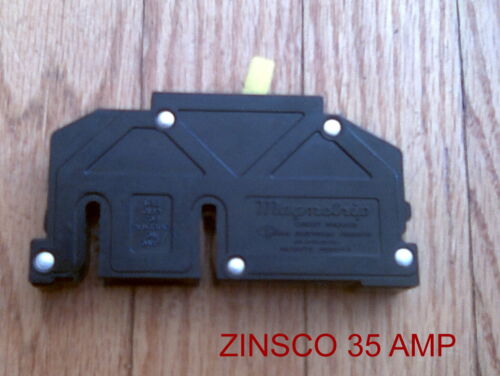 ZINSCO 35 AMP CIRCUIT BREAKER 1 POLE  120//240 VAC TYPE T