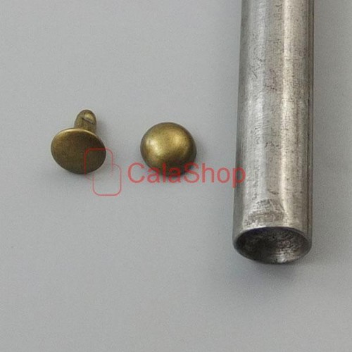 Double Mushroom Domed Rivet Cap Stud Rapid Leather craft for Bags With Tool UK