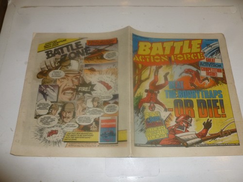 Date 03//12//1983 UK Paper Comic BATTLE ACTION FORCE Comic