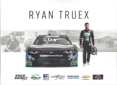 2018 RYAN TRUEX /"BAR HARBOR LEAF FILTER/" #11 NASCAR XFINITY SERIES POSTCARD