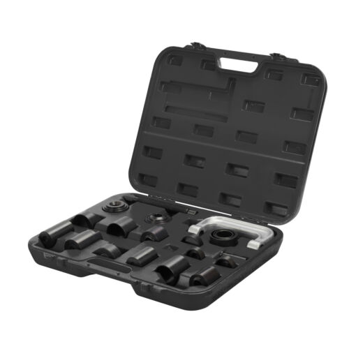 21 PCs Ball Joint Service Tool and Master Adapter Set w/ Carrying Case Black 