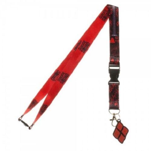 OFFICIAL DC COMICS SUICIDE SQUAD HARLEY QUINN ALL OVER PRINT LANYARD BRAND NEW