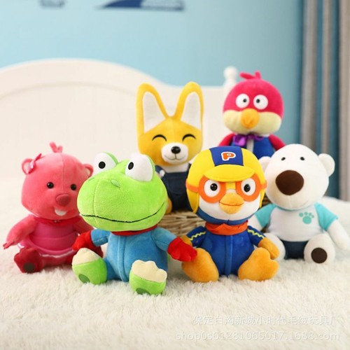 Korea Cartoon Pororo Little Penguin Petty Eddy Crong Loopy Poby Plush Toy Doll