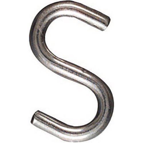 Heavy in Stainless Steel Stanley National Hardware 2078BC 3/" Open S Hook