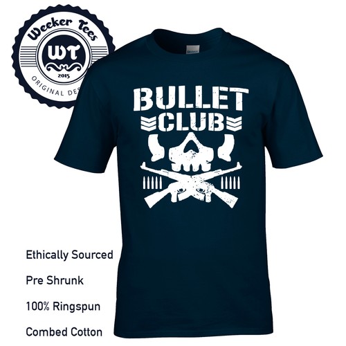 Bullet Club Pro Wrestling Mens T Shirt Available S-XXL In Variety Of Colours