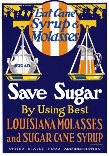 W39 Vintage WWI Save Sugar War Food Saving American War Poster WW1 A1//A2//A3//A4