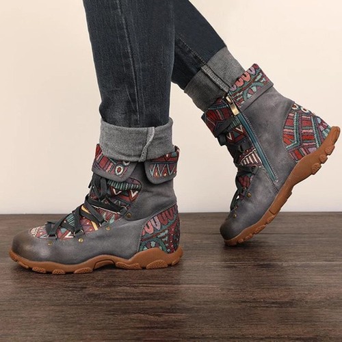 Details about / Women/'s Bohemian Winter Snow Waterproof Boots Ladies Warm Fur Lined Ankle Boots