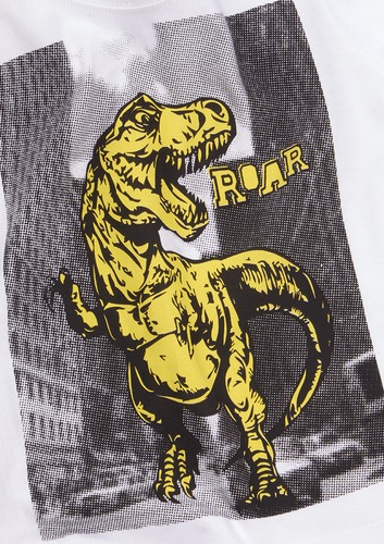 Boys Outfit Long Sleeve Top and Joggers T Rex Dino Design 2-3 to 5-6 Years