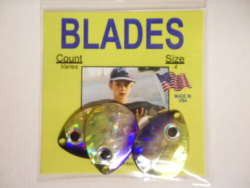 Custom #4 Colorado Blade 2 Pks of 4=8 Blades Purple//Chart Prism w//Eye BLCP-15