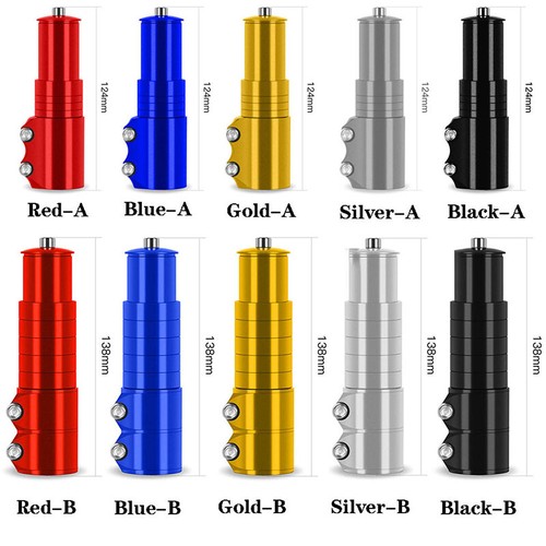MTB Bike Bicycle Fork Stem Extender Handlebar Riser Head Up Adapter Aluminium