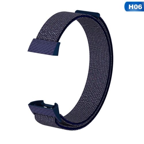 he For Fitbit Charge3 Nylon Sports Loop iWatch Band Strap 38//40//42//44mm