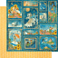 2pc Graphic45 STARS ALIGNED 12x12 Dbl-Sided Scrapbook Paper BEDTIME MAGIC