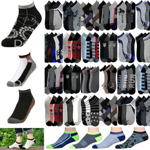 10-13 Men/'s Ankle Socks Mixed Assorted Designs Wholesale Dress Quarter Crew Lot