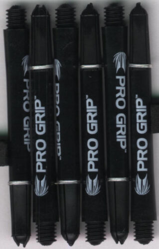 2ba Black TARGET Pro Grip Dart Shafts /& Springs 2in 1 set of 3