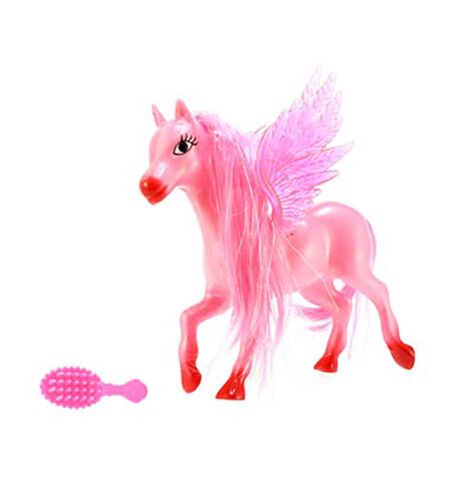 Pegasus con pelo cepillo Dream Horse 2 colores regalo niñera juguetes 54