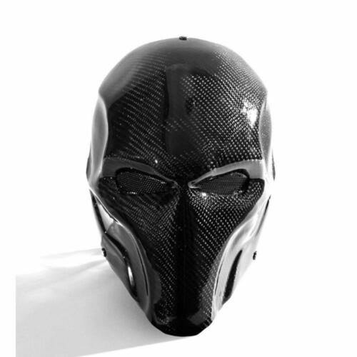 Comics Cosplay Props Deathstroke Terminator Helmet Mask 100/% Carbon Fiber Mask