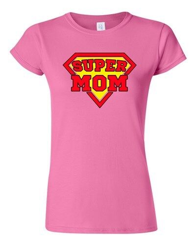 Junior Super Mom Superhero Supermom Hero Mothers Day Gift Funny DT T-Shirt Tee 