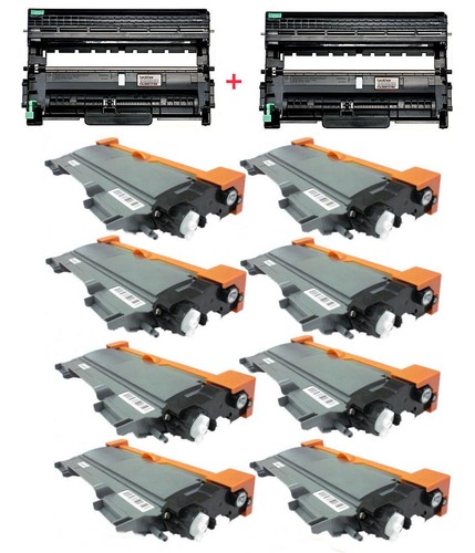 8 TN450 Toners 2 DR420 Drum units for Brother DCP-7060,DCP-7065DN,HL2230