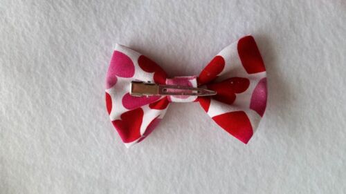 Heart Valentines Day Theme Little Boy Toddler Bow Ties Clip on 