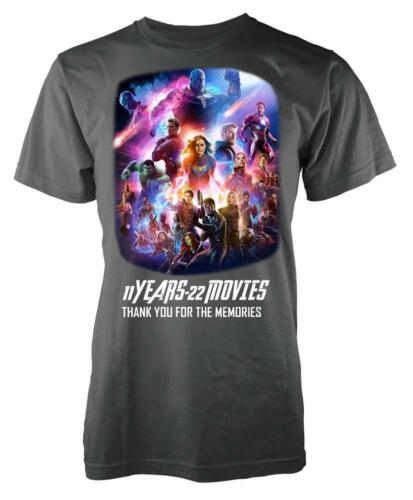 Marvellous Avengers 11 Years 22 Movies Thanks For The Memories Kids T Shirt