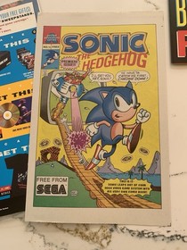 Sega Visions Magazine Nov/Dec 1992 Vintage Video Game System Genesis With Poster
