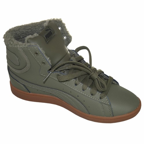 Puma Vikky Mid L Fur Schuhe Sneaker Turnschuhe Sportschuhe oliv 368424 02 WOW