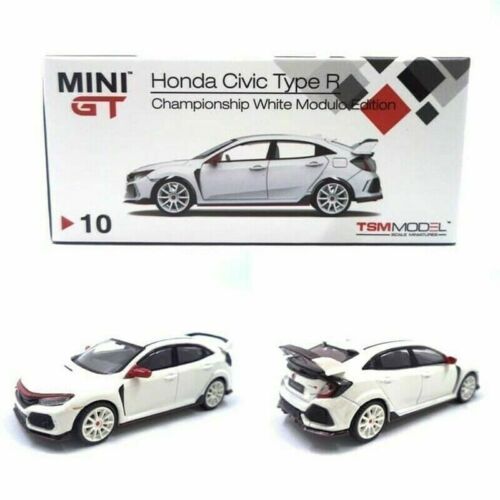 Mini GT 1:64 model no.10 Honda Civic Type R Championship White Modulo MGT00010-R 