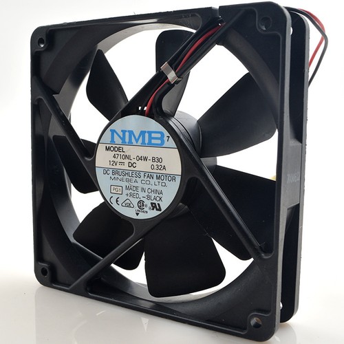 For NMB 4710NL-04W-B30 12V 0.32A 12CM 12025 Double Ball Cooling Fan