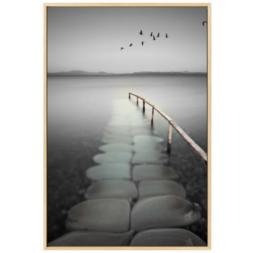 Nordic Silent Pier Canvas Prints Poster Picture Wall Hangings Home Art Decor