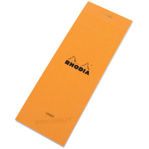 Rhodia Shopping List Refill Pad Orange Lined Notebook Shopper Note Memo Jotter 
