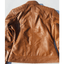 Ladies Women slim Fashion Lamb Skin Genuine Brown Leather Jacket AU,US,UK design