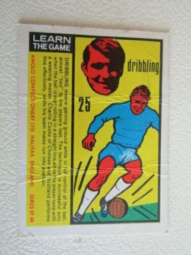 Anglo Confectionary ~ 1970 Football World Cup Cards Card Variants e16