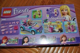 LEGO Friends Lot 3183 Stephanie's Convertible 41011 Soccer 41719 Fashion DAMAGED