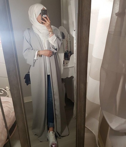 Dubai Muslim Women Open Cardigan Islamic Abaya Jilbab Cocktail Maxi Kaftan Robe
