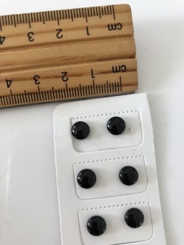 1Pair Black Round studs Fake No Need Piercing Ear Holes MAGNETIC Party Earrings