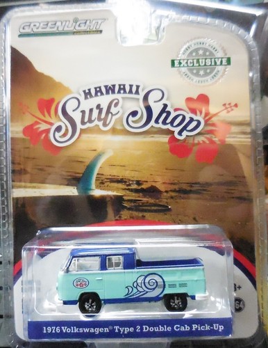 GreenLight HOBBY EXCLUSIVE Hawaii 1976 Volkswagen Type 2 Double Cab Pickup