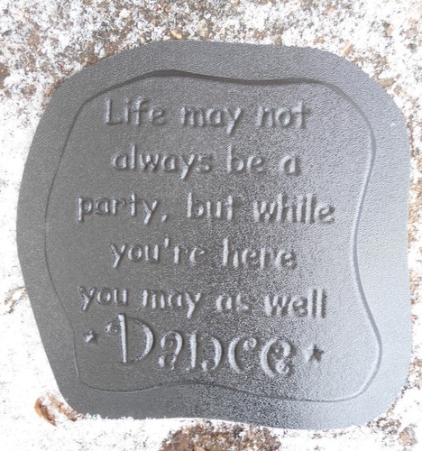 Life plaque plastic mold plaster concrete casting reusable mould