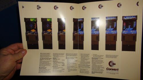 original Sega//Gremlin CONVERT-A-GAME SPACE FURY and BATTLE STAR Vector Flyer